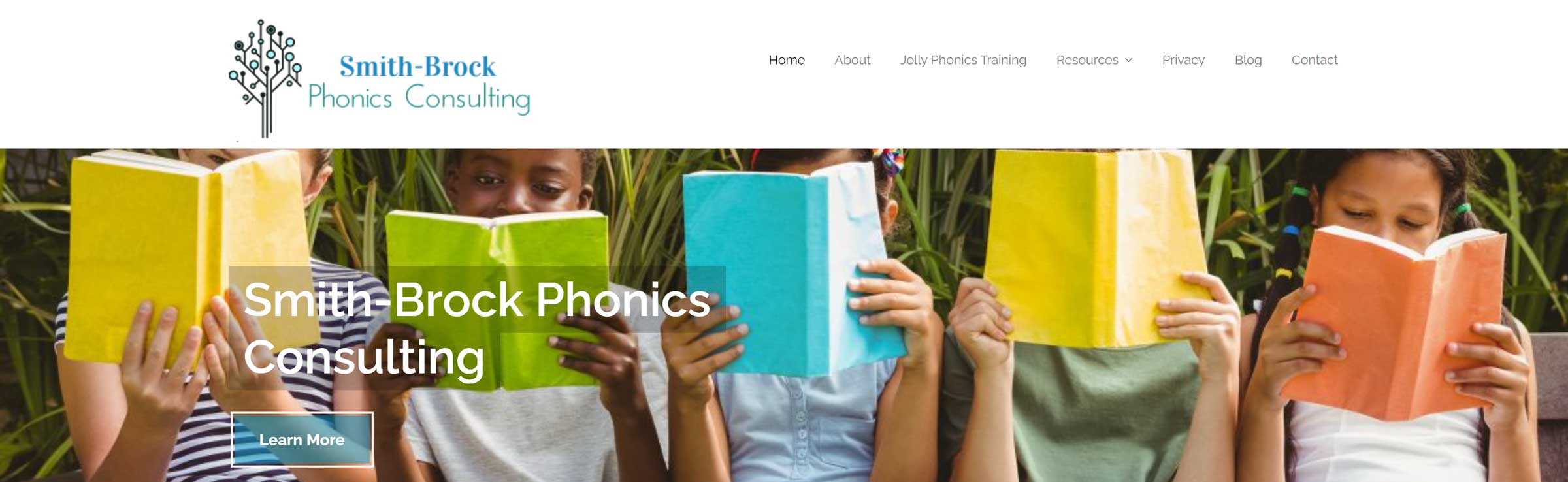 Smith-Brock Phonics Consulting banner